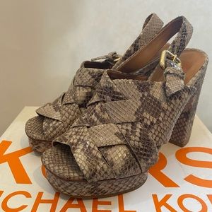 Michael Kors Snakeskin Heels